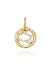 Gemini Zodiac Dangle Bracelet Charm Gold - PANDORA - BALAAN 5