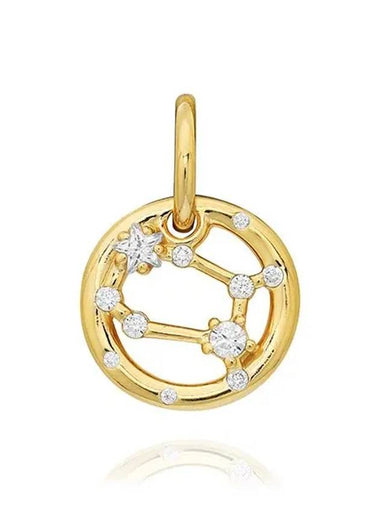 Gemini Zodiac Dangle Bracelet Charm Gold - PANDORA - BALAAN 1