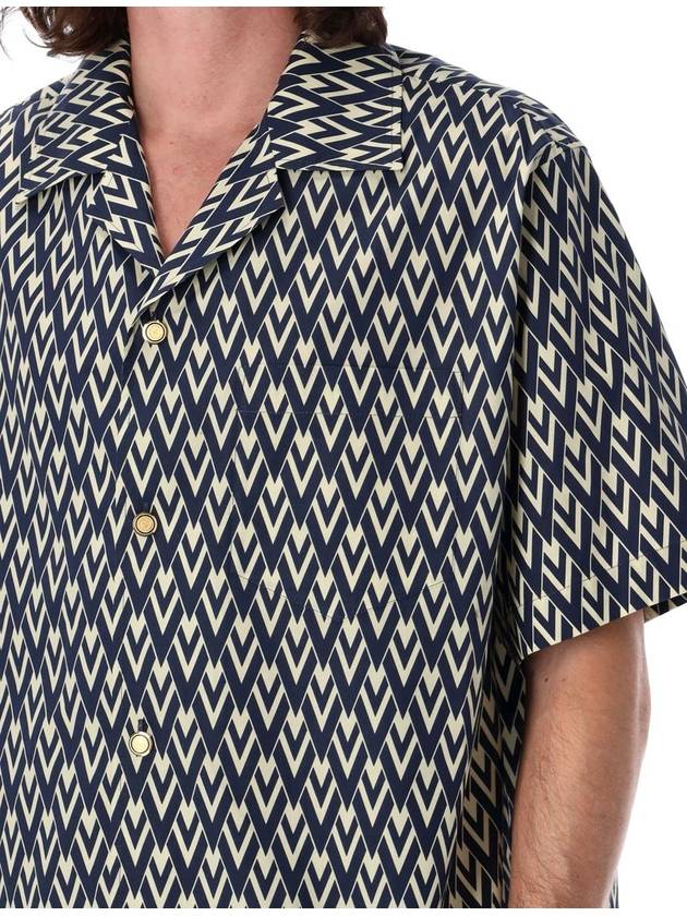 Valentino Garavani Toute La V Print Bowling Shirt - VALENTINO - BALAAN 3