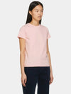 Denise Logo Cotton Short Sleeve T-shirt Pink - A.P.C. - BALAAN 5
