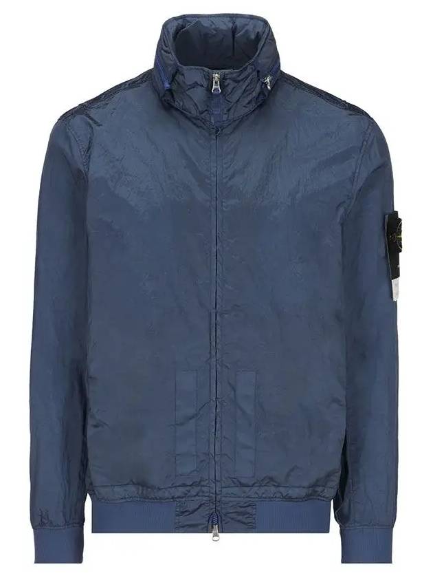 Garment Dyed Crinkle Reps R-Nylon Jacket Avio Blue - STONE ISLAND - BALAAN 3