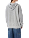 Mansel Logo Hoodie Faded Grey - ISABEL MARANT - BALAAN 3