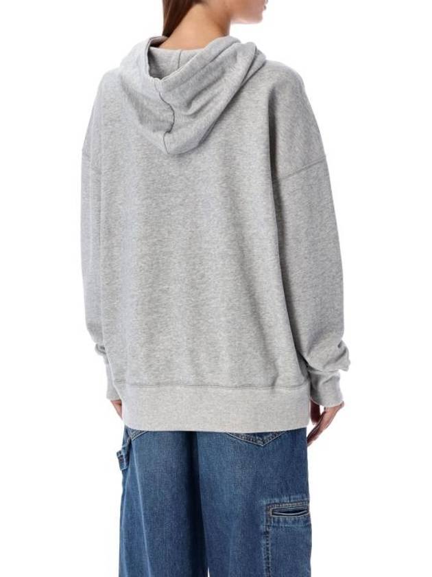 Mansel Logo Hoodie Faded Grey - ISABEL MARANT - BALAAN 3