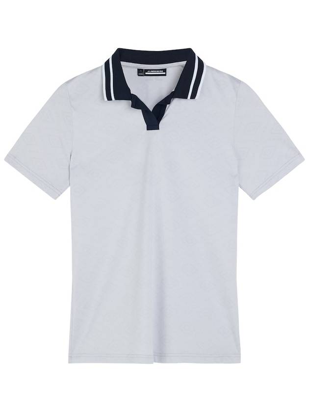 Women's Sammy Short Sleeve Polo Shirt Cloud White - J.LINDEBERG - BALAAN 2