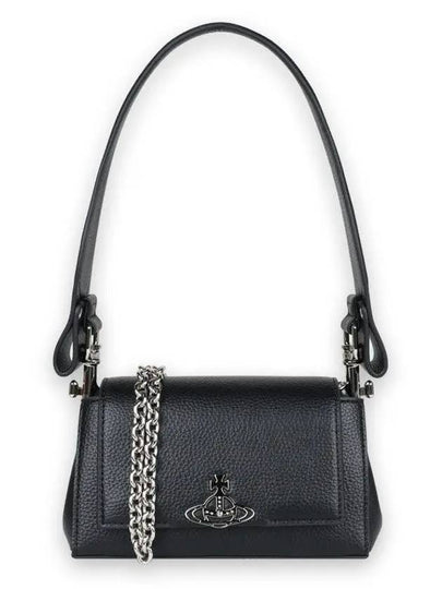 ORB Logo Shoulder Bag Black - VIVIENNE WESTWOOD - BALAAN 2