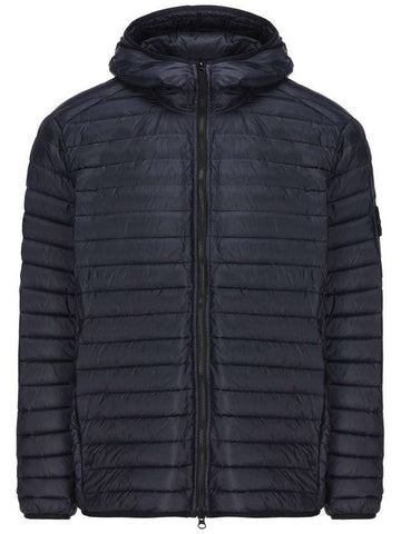 Loom Woven Chambers R-Nylon Down-TC Packable Jacket Navy - STONE ISLAND - BALAAN 1