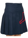 Women's Naomi NAOMI Pleated Skirt Navy - J.LINDEBERG - BALAAN 11