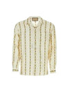 Horsebit Vacation Long Sleeve Shirt Ivory - GUCCI - BALAAN 2