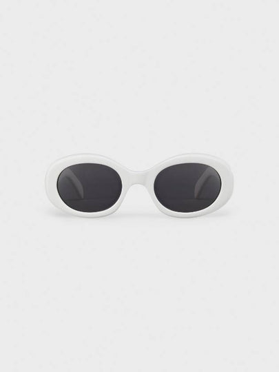 Eyewear Triomphe 01 Acetate Sunglasses White - CELINE - BALAAN 2