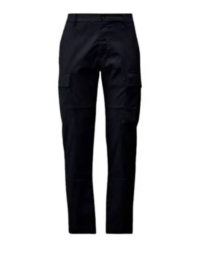 Technical Panama Ergonomic Cargo Straight Pants Navy - CP COMPANY - BALAAN 2