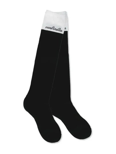 COLOR COMBINATION KNEE SOCKS Color combination knee socks BLACK - MONBIRDIE GOLF - BALAAN 2