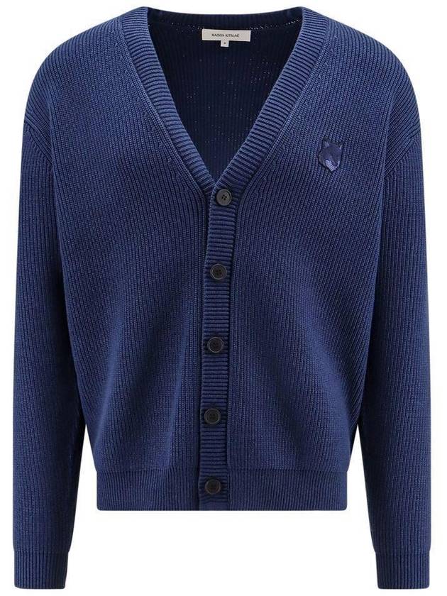 Bold Fox Head Cardigan Navy - MAISON KITSUNE - BALAAN 2