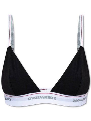 Dsquared2 Logo Bra, Women's, Black - DSQUARED2 - BALAAN 1