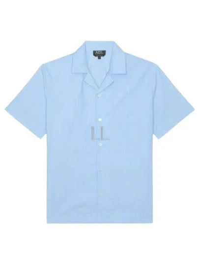 Chemisette Edd Short Sleeve Shirt Blue - A.P.C. - BALAAN 2