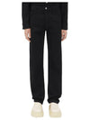 Denim Straight Pants Black - BOTTEGA VENETA - BALAAN 3