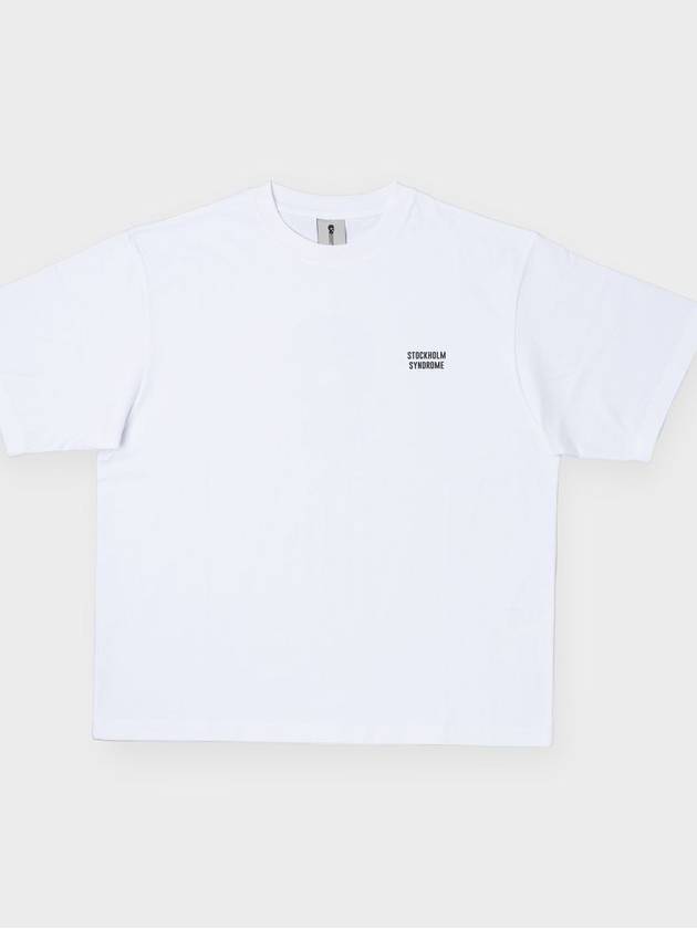 Logo Tee White - STOCKHOLM SYNDROME - BALAAN 3