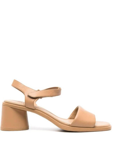 Kiara Leather Sandal Heels Brown - CAMPER - BALAAN 1