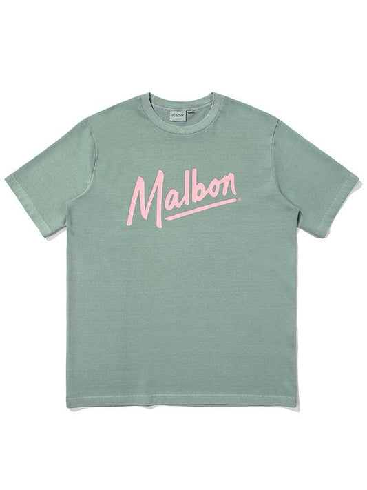 Tocotoco Pigment Round T-Shirt GREEN MAN M3321PRS41GRN - MALBON GOLF - BALAAN 2