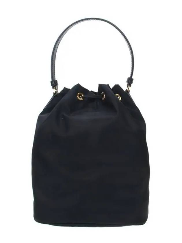 Duet Re-Nylon Bucket Bag Black Gold - PRADA - BALAAN 4