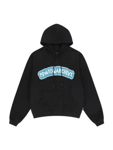 toe archive college logo hoodie black - TOWTOW.ARCHIVE - BALAAN 1