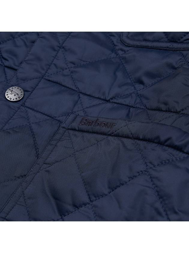 Kenning Quilting  Logo Patch Jacket Navy - BARBOUR - BALAAN 9