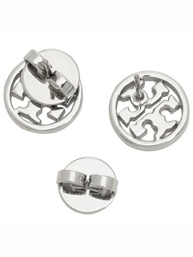 Miller Stud Earrings Silver - TORY BURCH - BALAAN 6