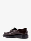 Universite Triomphe Chain Polished Bull Loafer Dark Brown - CELINE - BALAAN 3