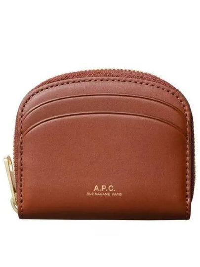 Half Moon Card Coin Wallet Brown - A.P.C. - BALAAN 2