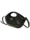 Medium Leather Handles Tote Bag Black - PRADA - BALAAN 3