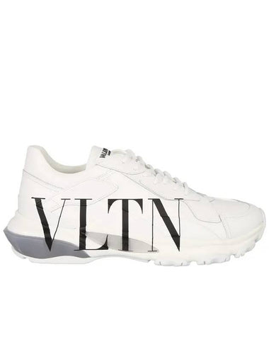 Logo Bounce Low Top Sneakers White - VALENTINO - BALAAN 1