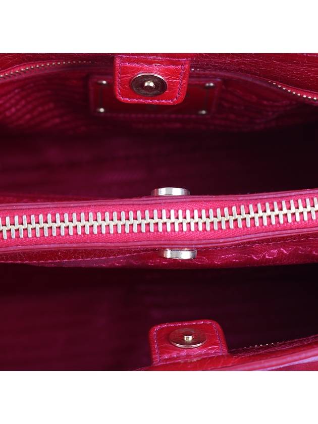 Vitello Shine Vintage Red Shoulder Bag - PRADA - BALAAN 10