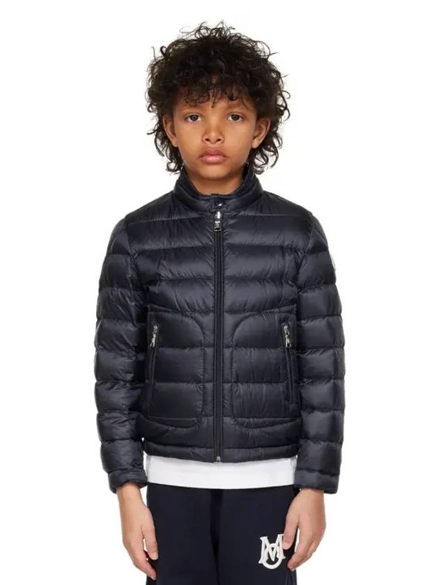 12A14A Kids Achorus Down Lightweight Jumper Navy Blue 1A00049 597YF 778 - MONCLER - BALAAN 4