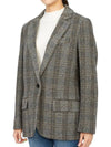 Charlyne Single Breasted Wool Blazer Jacket Grey - ISABEL MARANT - BALAAN 3