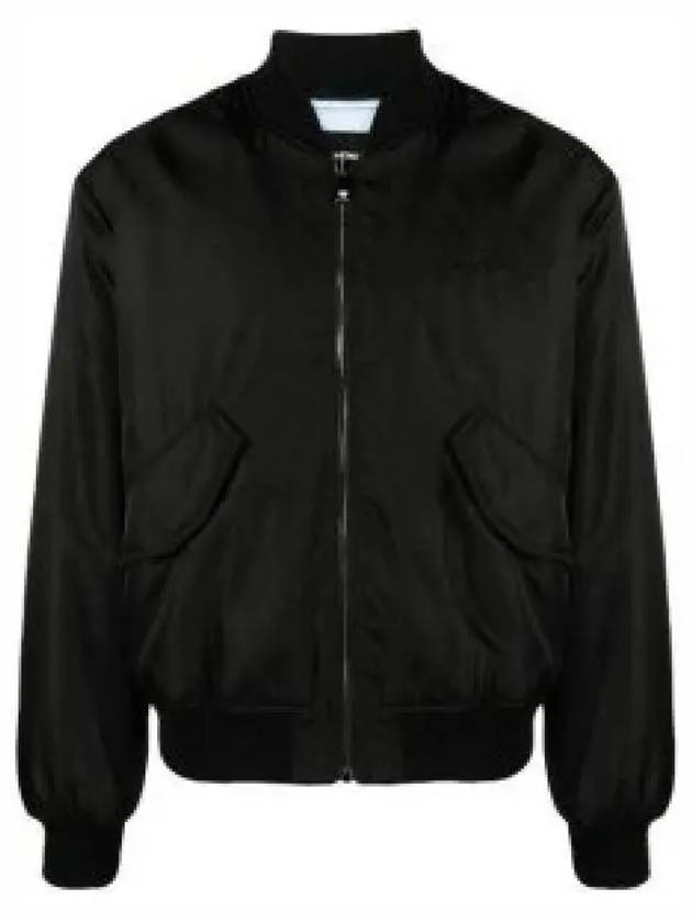 Logo Bomber Jacket Black - VERSACE - BALAAN 2