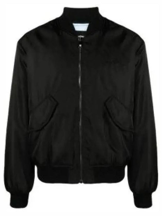 Logo Bomber Jacket Black - VERSACE - BALAAN 2