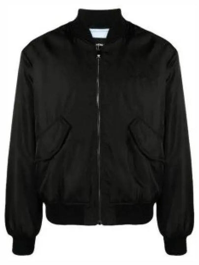 Logo Bomber Jacket Black - VERSACE - BALAAN 2