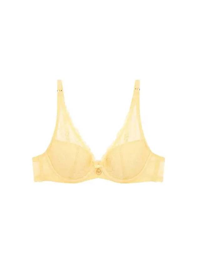 UNDERWEAR Women s Flower Lace Padded Bra Yellowish Beige - EMPORIO ARMANI - BALAAN 1