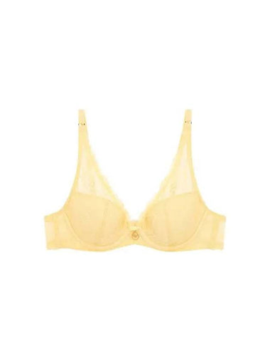 UNDERWEAR Women s Flower Lace Padded Bra Yellowish Beige - EMPORIO ARMANI - BALAAN 1