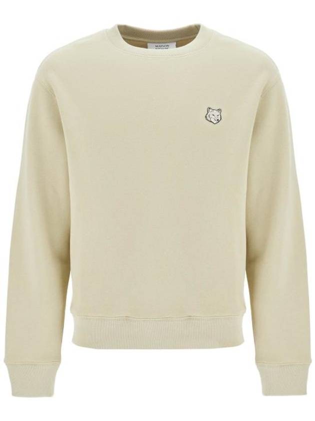 Bold Fox Head Patch Comfort Sweatshirt Beige - MAISON KITSUNE - BALAAN 2