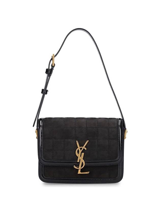 Solferino SOLFERINO logo gold small shoulder bag black - SAINT LAURENT - BALAAN 1