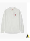 Boke Flower Long Sleeve Shirt White - KENZO - BALAAN 2