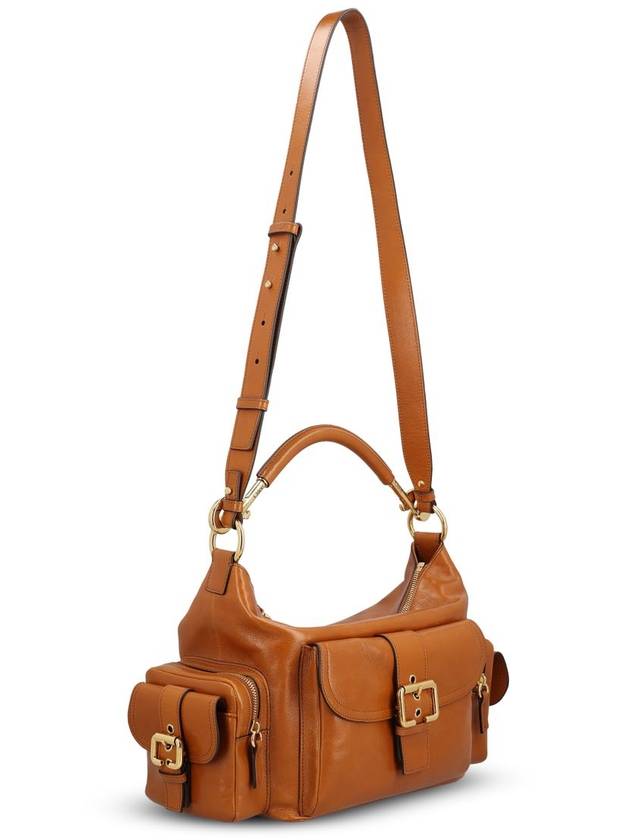 Camera Shiny Leather Shoulder Bag Clay Brown - CHLOE - BALAAN 4