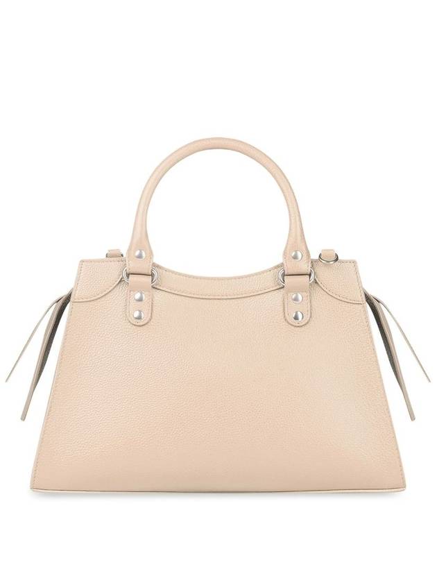 Leather Neo Classic City S Tote Bag Beige - BALENCIAGA - BALAAN 3