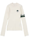 sleeve logo point basic knit IVORY WOMAN M3322PKT14IVY - MALBON GOLF - BALAAN 2