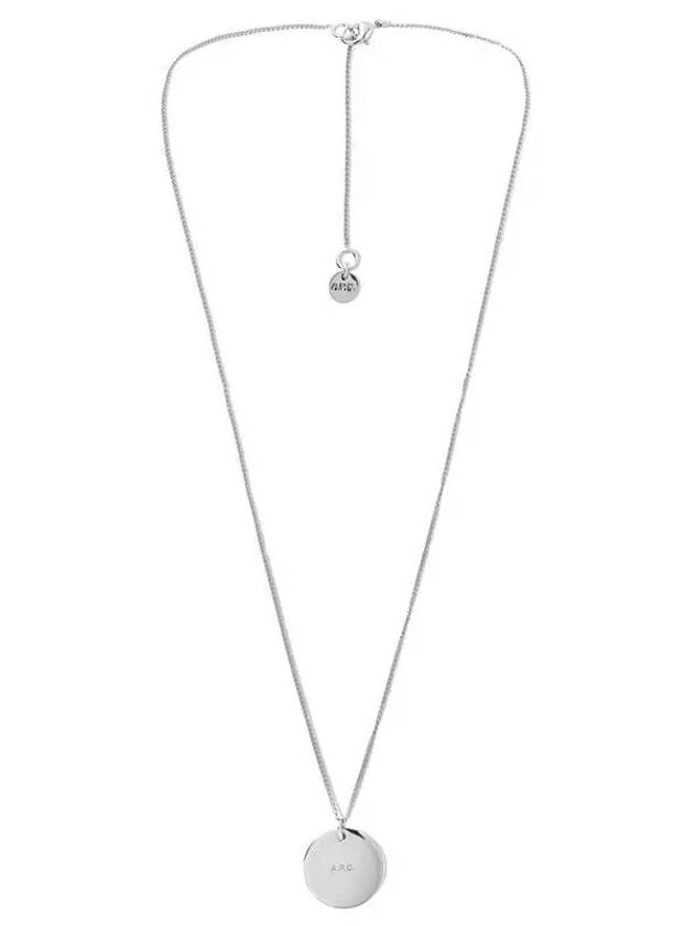 Logo Coin Necklace Silver - A.P.C. - BALAAN 4