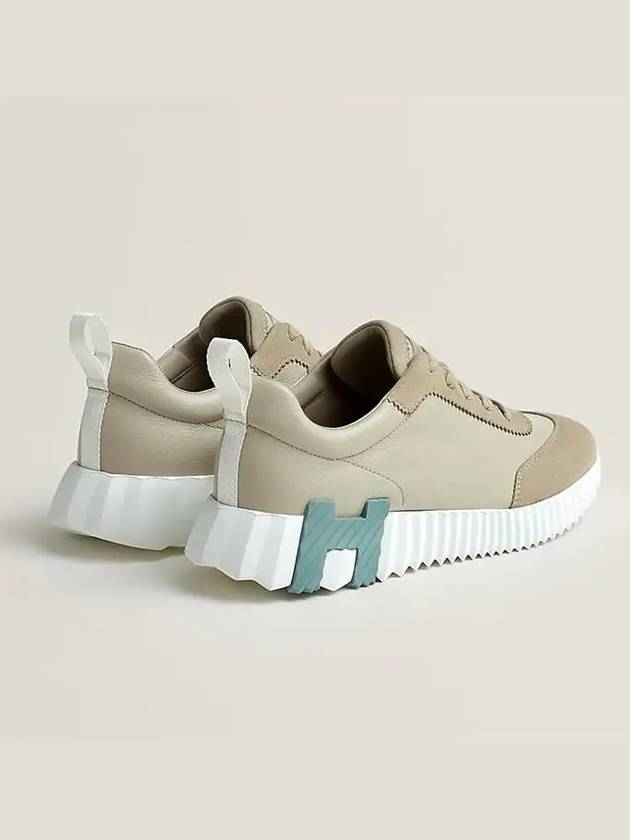 Bouncing Low Top Sneakers Beige - HERMES - BALAAN 3