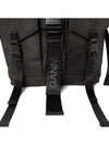 Recycle Tech Backpack Black - GANNI - BALAAN 8