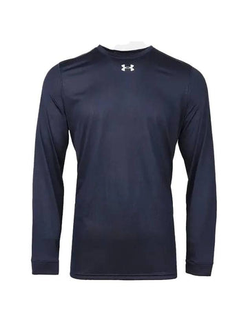 Locker Long Sleeve T-Shirt Navy - UNDER ARMOUR - BALAAN 1