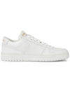 Downtown Leather Low Top Sneakers White - PRADA - BALAAN 5