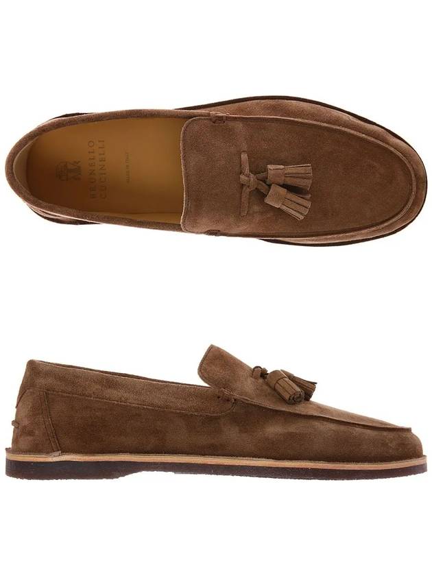 23SS MZUCCLS780 C8418 Tassel Suede Loafers - BRUNELLO CUCINELLI - BALAAN 2